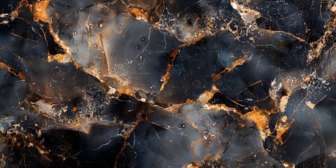 Mesmerizing Marble Texture:A Captivating Blend of Dark Elegance and Dynamic Patterns