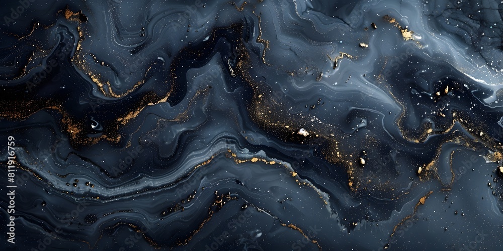 Aufkleber mesmerizing monochromatic marble masterpiece:a captivating abstract backdrop for luxury design and