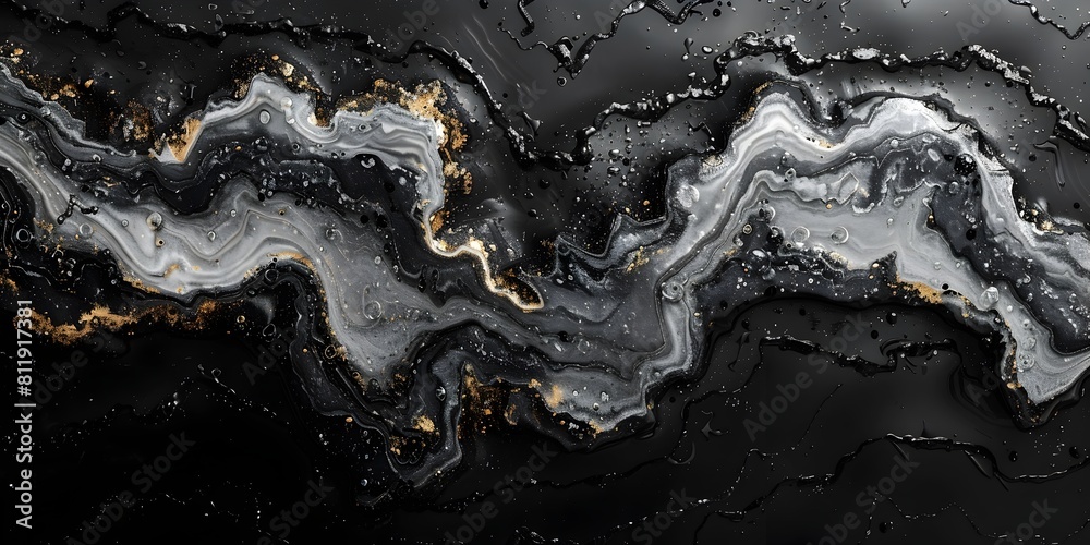 Poster Elegant Marble Textures and Patterns Ideal for High-End Decor and Luxury Branding Designs