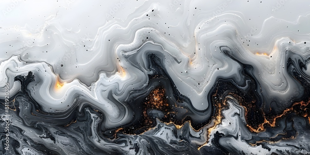 Poster mesmerizing black marble swirls and waves create a dramatic,elegant,and sophisticated backdrop for p