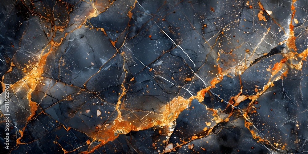 Aufkleber luxurious marble texture background with dramatic fissures and weathered patterns