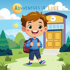 title-adventures-of-little-leo-a-day-at-school