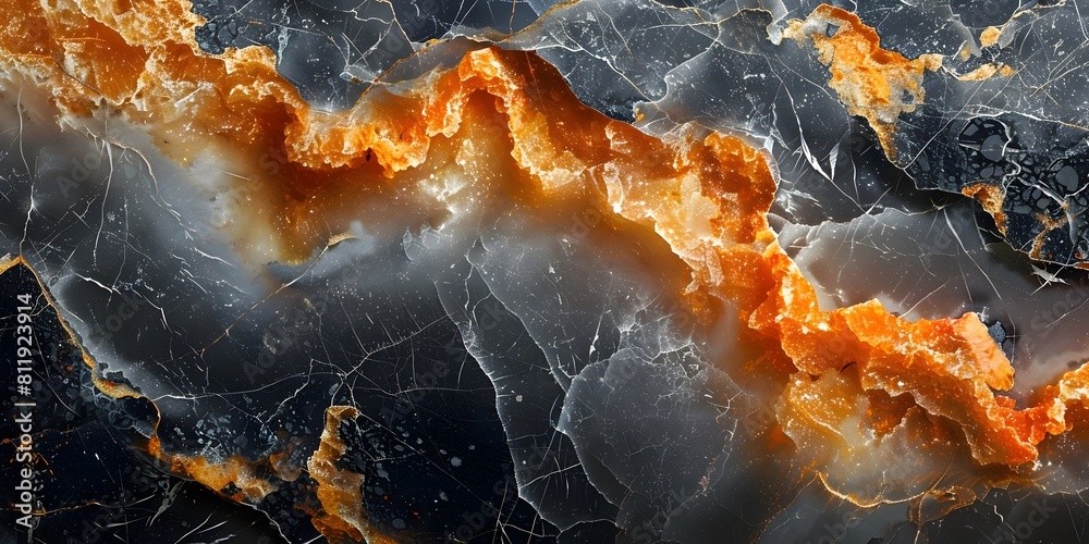 Aufkleber dramatic marble textures showcase striking geological formations and abstract patterns