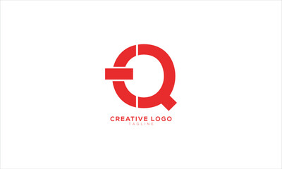 Fototapeta premium FQ QF Abstract initial monogram letter alphabet logo design