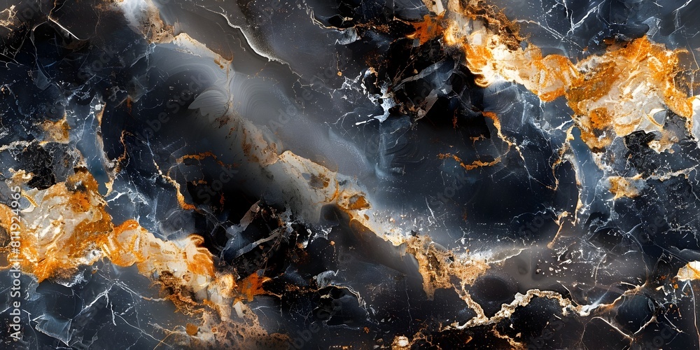 Fototapete mesmerizing marble masterpiece:a captivating fusion of moody hues and intricate patterns in a digita
