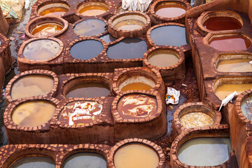 tanneries of Fez, Morocco