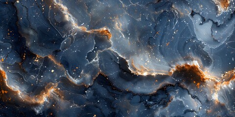 Captivating Black Marble Texture with Striking Veins and Patterns for Luxurious Backgrounds and Designs
