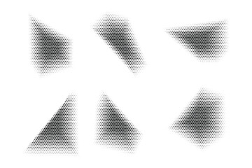  Halftone Hexagon Pattern, Reprographic Technique for Simulating Background Set Minimal Style Dynamic Wallpaper