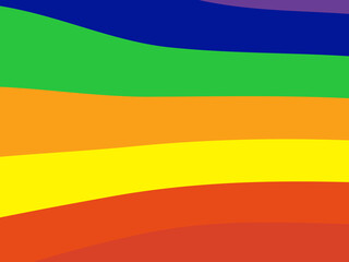 LGBTQ Pride Rainbow Background. LGBTQIA+ Gay Pride Rainbow Flag Background.