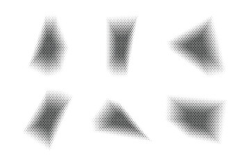  Halftone Hexagon Pattern, Reprographic Technique for Simulating Background Set Minimal Style Dynamic Wallpaper