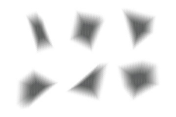  Halftone Hexagon Pattern, Reprographic Technique for Simulating Background Set Minimal Style Dynamic Wallpaper