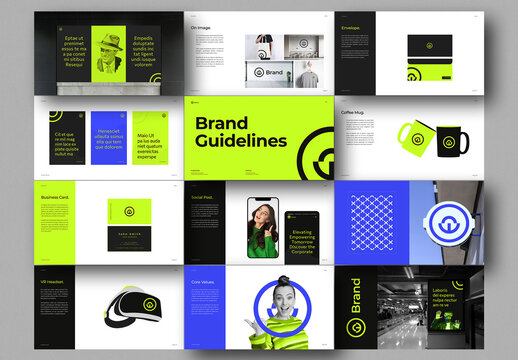 Brand Guidelines Presentation Layout