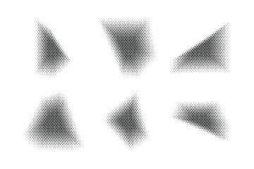  Halftone Hexagon Pattern, Reprographic Technique for Simulating Background Set Minimal Style Dynamic Wallpaper