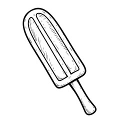 Sketch ice cream stick