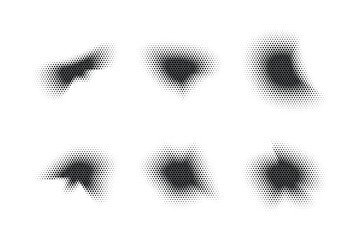 Halftone Hexagon Pattern, Reprographic Technique for Simulating Background Set Minimal Style Dynamic Wallpaper