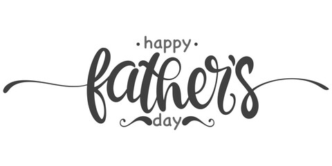 happy father day lettering
