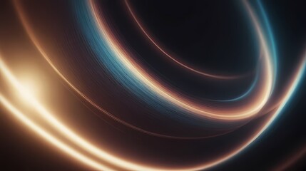 Background Design - Abstract Curved Lines. Generative AI, Generative, AI