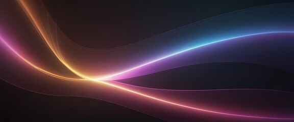 Background Design - Abstract Curved Lines. Generative AI, Generative, AI
