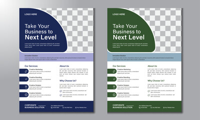 Trending Business Flyer And Unique Design Leaflet Or Modern Poster #F3