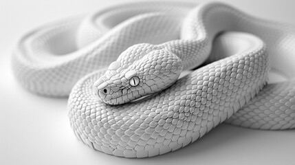 Fototapeta premium close up of a python