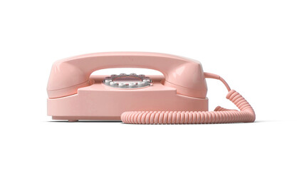1960s Bubblegum PINK TELEPHONE...retro 1960s 70s phone. telephone. vintage, antique