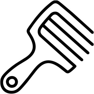 recommend clip art: comb Outline Icons