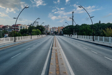 highway in the Çanakkale city