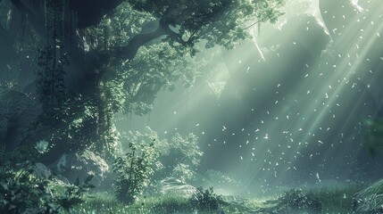 Obraz premium Highly Detailed Realistic Lighting in 8K Resolution