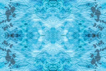 Beautiful Tie Fashion. Space Dye Seamless Print.