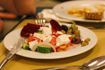 salad with feta cheese