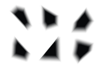 Halftone Hexagon Pattern, Reprographic Technique for Simulating Background Set Minimal Style Dynamic Wallpaper