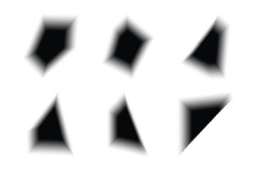 Halftone Hexagon Pattern, Reprographic Technique for Simulating Background Set Minimal Style Dynamic Wallpaper