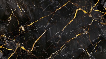 black marble with golden veins ,Black marbel natural pattern for background, abstract black white and gold, black and yellow marble, hi gloss marble stone texture of digital wall tiles design.