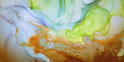 Colorful Unique Marble. Bright Abstract Painting. Marble illustr