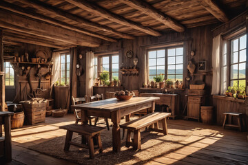 interior of a restaurant