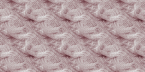 Knitting Pattern Seamless. White Knitting