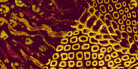 Leopard Fashion. Yellow Animal Print Background.