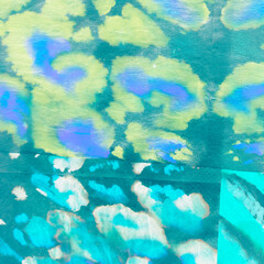 Animal Skin Background. Emerald Africa Textures.