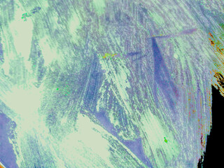 White Illustration Ink Isolated. Bright Artist Acrylic Paint. Co