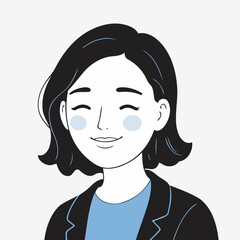 Cute Teacher vector illustration of a for toddlers books