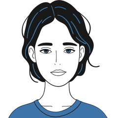 Vector illustration of a lovable Character for children's picture books