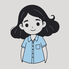 Cute Character for toddlers vector illustration