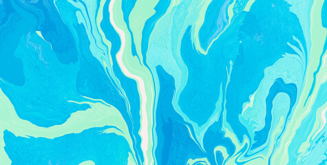 Marbled Marvels: A Visual Delight of Texture and Color in Liquid Art
