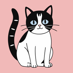 Cute Cat vector illustration for little ones' bedtime routines