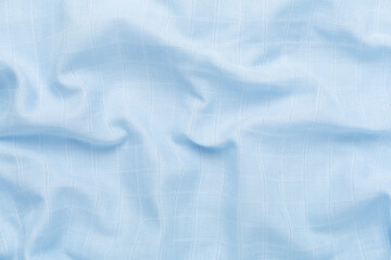 Cotton fabric as background, top view