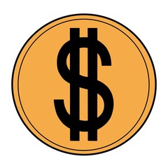 US Dollar symbol Icons illustration