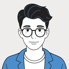 Cute Person vector illustration for kids' adventure tales