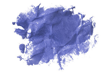 Shiny purple brush watercolor painting isolated on transparent background. watercolor png