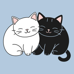 Cute Cat vector illustration for preschoolers' learning moments