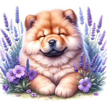 recommend clip art: Funny Chow-Chow Dog Clipart, Cute Chow-Chow Dog Fun Clipart